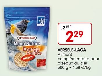 Promotions Versele-laga aliment complémentaire pour oiseaux du ciel - Versele-Laga - Valide de 17/11/2016 à 30/11/2016 chez Tom&Co