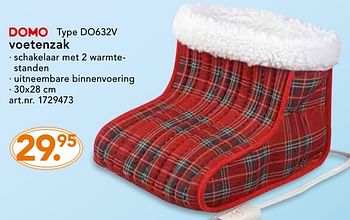 Promoties Domo voetenzak do632v - Domo - Geldig van 21/11/2016 tot 04/12/2016 bij Blokker
