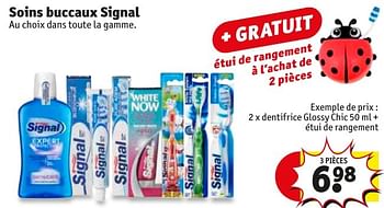 Promoties Soins buccaux signal - Signal - Geldig van 22/11/2016 tot 04/12/2016 bij Kruidvat