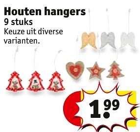 Promoties Houten hangers - Huismerk - Kruidvat - Geldig van 22/11/2016 tot 04/12/2016 bij Kruidvat