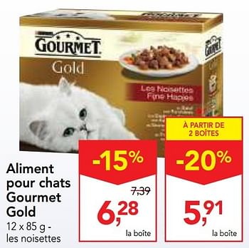Promoties Aliment pour chats gourmet gold - Purina - Geldig van 30/11/2016 tot 13/12/2016 bij Makro