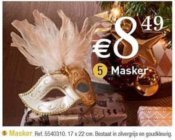 Promoties Masker - Huismerk - Brico - Geldig van 29/11/2016 tot 26/12/2016 bij Brico