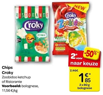 Promoties Chips croky - Croky - Geldig van 23/11/2016 tot 05/12/2016 bij Carrefour