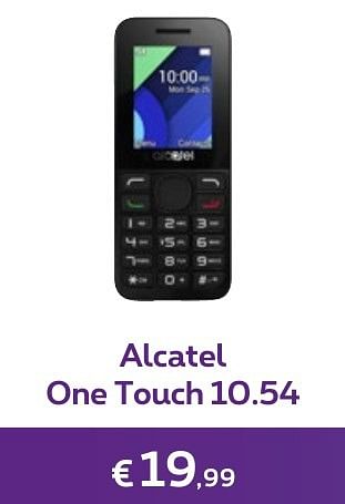 Promotions Alcatel one touch 10.54 - Alcatel - Valide de 14/11/2016 à 31/01/2017 chez Proximus
