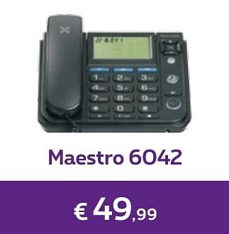 Promoties Maestro 6042 - Huismerk - Proximus - Geldig van 14/11/2016 tot 31/01/2017 bij Proximus