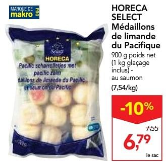 Promoties Horeca select médaillons de limande du pacifique - Huismerk - Makro - Geldig van 30/11/2016 tot 13/12/2016 bij Makro