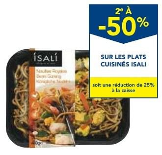 Promoties -50% sur les plats cuisinés isali - Isali - Geldig van 30/11/2016 tot 13/12/2016 bij Makro