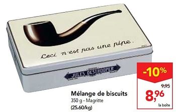 Promoties Mélange de biscuits - Jules Destrooper - Geldig van 30/11/2016 tot 13/12/2016 bij Makro