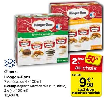 Promoties Glaces häagen-dazs - Ola - Geldig van 23/11/2016 tot 05/12/2016 bij Carrefour