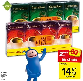 Promoties Lot de café carrefour - Huismerk - Carrefour  - Geldig van 23/11/2016 tot 05/12/2016 bij Carrefour
