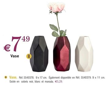 Promotions Vase - Produit maison - Brico - Valide de 29/11/2016 à 26/12/2016 chez Brico