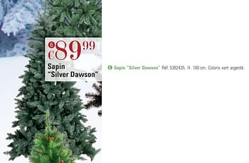 Promotions Sapin silver dawson - Produit maison - Brico - Valide de 29/11/2016 à 26/12/2016 chez Brico