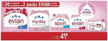 Promoties Evian sport - Evian - Geldig van 29/11/2016 tot 12/12/2016 bij Cora