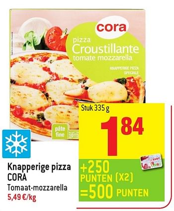 Promoties Knapperige pizza cora - Cora - Geldig van 30/11/2016 tot 06/12/2016 bij Match