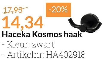 Promotions Haceka kosmos haak - Haceka - Valide de 01/12/2016 à 31/12/2016 chez Magasin Salle de bains
