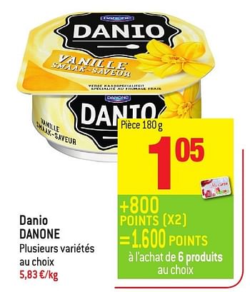 Promoties Danio danone - Danone - Geldig van 30/11/2016 tot 06/12/2016 bij Match