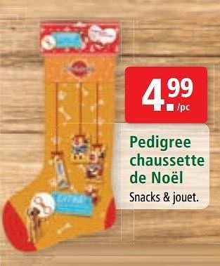 Promotions Pedigree chaussette de noël - Pedigree - Valide de 30/11/2016 à 06/12/2016 chez Maxi Zoo
