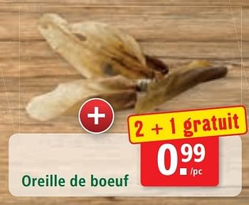 Promotions Oreille de boeuf - Produit maison - Maxi Zoo - Valide de 30/11/2016 à 06/12/2016 chez Maxi Zoo