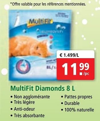 Promoties Multifit diamonds - Multifit - Geldig van 30/11/2016 tot 06/12/2016 bij Maxi Zoo
