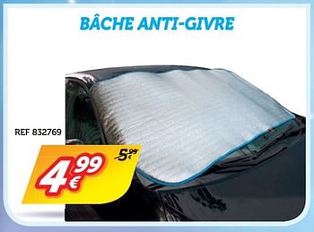 Promoties Bâche anti-givre - Huismerk - Auto 5  - Geldig van 27/11/2016 tot 01/01/2017 bij Auto 5