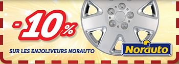 Promotions -10% sur les enjoliveurs norauto - Norauto - Valide de 27/11/2016 à 01/01/2017 chez Auto 5