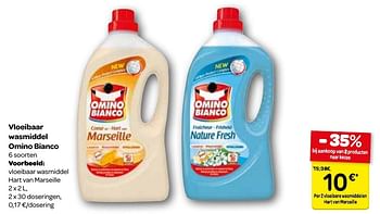 Promoties Vloeibaar wasmiddel hart van marseille - Omino Bianco - Geldig van 30/11/2016 tot 05/12/2016 bij Carrefour