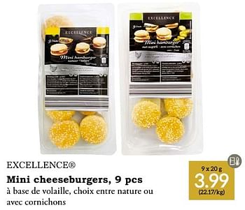 Promotions Mini cheeseburgers - Produit maison - Aldi - Valide de 30/11/2016 à 06/12/2016 chez Aldi