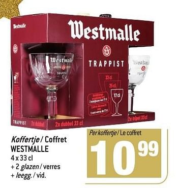 Promotions Koffertje - coffret westmalle - Westmalle - Valide de 30/11/2016 à 03/01/2017 chez Match