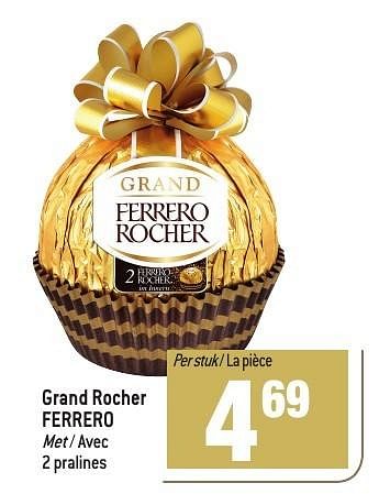 Promotions Grand rocher ferrero - Ferrero - Valide de 30/11/2016 à 03/01/2017 chez Match