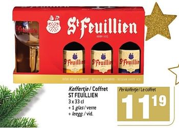 Promoties Koffertje - coffret st feuillien - St Feuillien - Geldig van 30/11/2016 tot 03/01/2017 bij Match