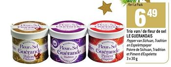 Promotions Trio van - de fleur de sel le guerandais - Le Guérandais - Valide de 30/11/2016 à 03/01/2017 chez Match