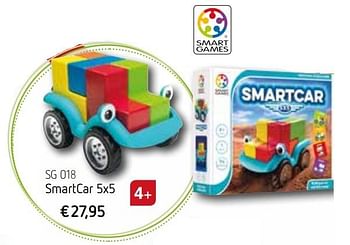 Promotions Smartcar 5x5 - Smart Games - Valide de 26/11/2016 à 31/01/2017 chez Krokodil