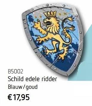 Promoties Schild edele ridder - Huismerk - krokodil - Geldig van 26/11/2016 tot 31/01/2017 bij Krokodil