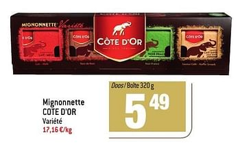 Promoties Mignonnette cote d`or - Cote D'Or - Geldig van 30/11/2016 tot 03/01/2017 bij Match