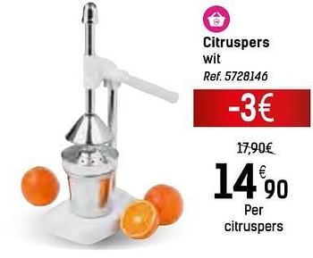 Promoties Citruspers - Huismerk - Carrefour  - Geldig van 30/11/2016 tot 24/12/2016 bij Carrefour