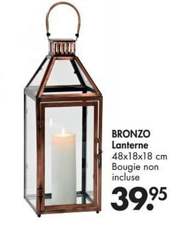 Promoties Bronzo lanterne - Huismerk - Casa - Geldig van 28/11/2016 tot 01/01/2017 bij Casa