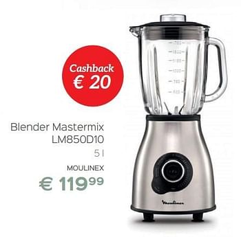 Promoties Blender mastermix lm850d10 - Moulinex - Geldig van 02/12/2016 tot 31/12/2016 bij ShopWillems