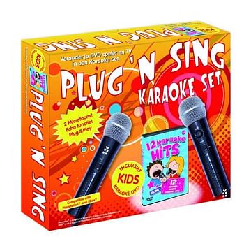 Promoties Kinder Karaoke Set Plug ´n Sing - Merkloos - Geldig van 10/12/2016 tot 27/12/2016 bij ToyChamp