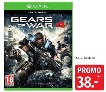 Promotions Xbox one gears of war 4 - Bethesda Game Studios - Valide de 10/12/2016 à 24/12/2016 chez Bart Smit