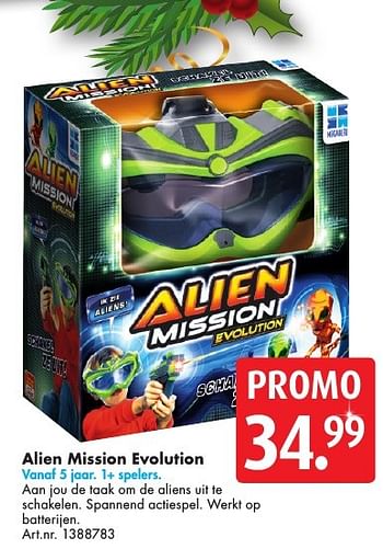 Promoties Alien mission evolution - Megableu - Geldig van 10/12/2016 tot 24/12/2016 bij Bart Smit