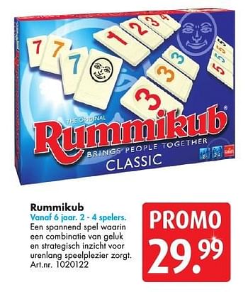 Promoties Rummikub - Goliath - Geldig van 10/12/2016 tot 24/12/2016 bij Bart Smit