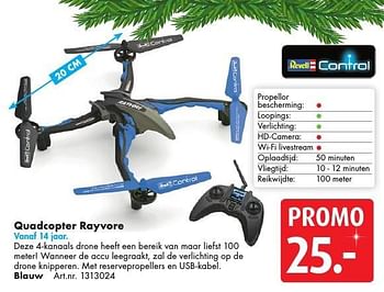 Promotions Quadcopter rayvore - Revell - Valide de 10/12/2016 à 24/12/2016 chez Bart Smit