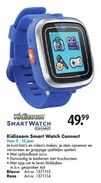 Promoties Kidizoom smart watch connect - Vtech - Geldig van 10/12/2016 tot 24/12/2016 bij Bart Smit