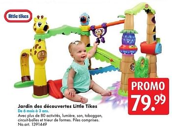 Promotions Jardin des découvertes little tikes - Little Tikes - Valide de 10/12/2016 à 24/12/2016 chez Bart Smit