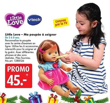 Promotions Little love - ma poupée à soigner - Little Love - Valide de 10/12/2016 à 24/12/2016 chez Bart Smit