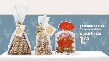 Promotions Gâteaux de noël - Produit maison - Hema - Valide de 07/12/2016 à 31/12/2016 chez Hema