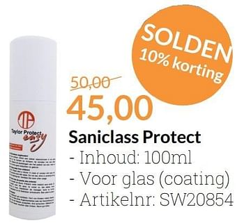 Promoties Saniclass protect - Saniclass - Geldig van 01/01/2017 tot 31/01/2017 bij Sanitairwinkel