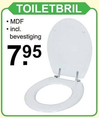 vervoer voorbeeld Weven Huismerk - Van Cranenbroek Toiletbril - Promotie bij Van Cranenbroek