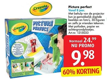 Promoties Picture perfect - Crayola - Geldig van 03/01/2017 tot 31/01/2017 bij Bart Smit