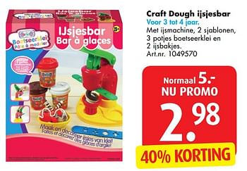 Promoties Craft dough ijsjesbar - Huismerk - Bart Smit - Geldig van 03/01/2017 tot 31/01/2017 bij Bart Smit